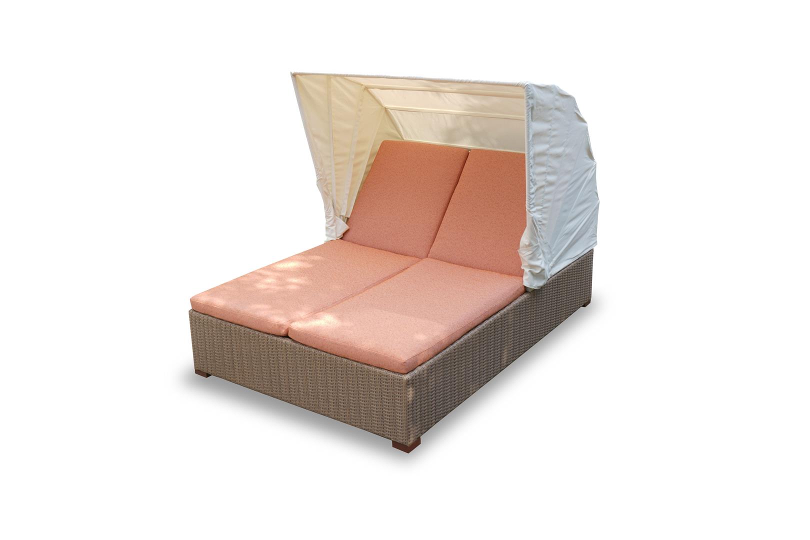 DOUBLE CHAISE WITH CANOPY
